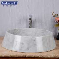 Customized new style fashionable simple round basin in bathroom